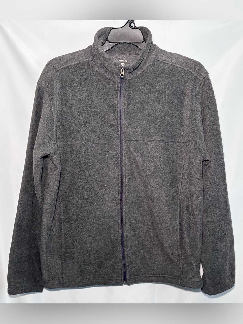 Reel Legends Men’s Full Zip Fleece Jacket Charcoal Gray Medium